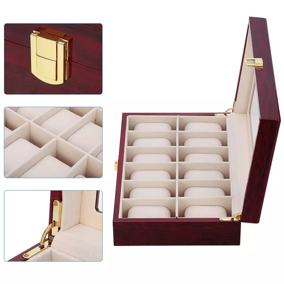 New Luxury  Wooden Watch Box (Premium  Quality)