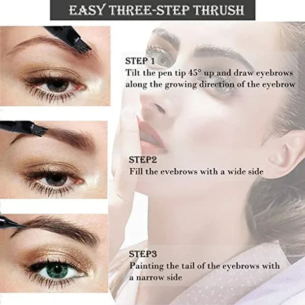 Waterproof Brow Pencil With Micro-Fork Tip