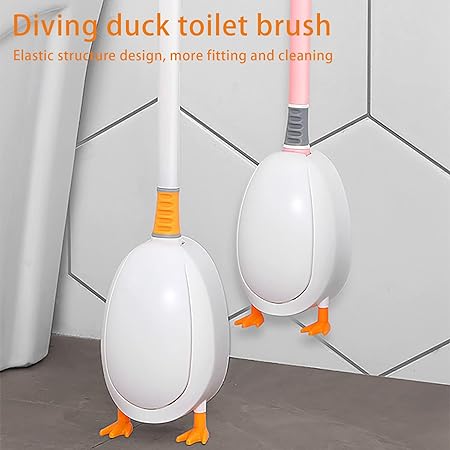 Silicone Toilet brush WC All-round cleaning Toilet cleaner with holder