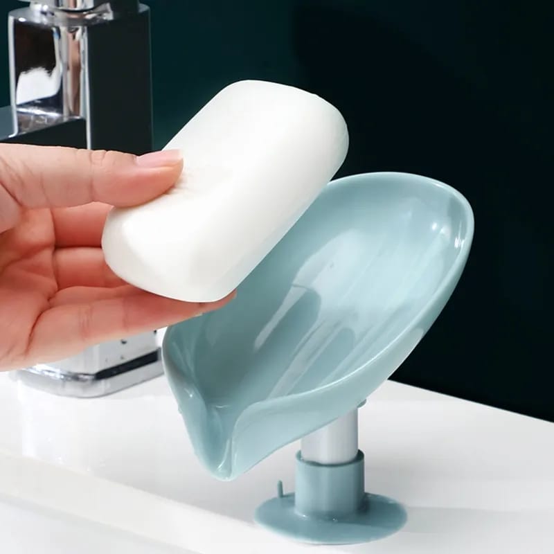 Leaf Shape Soap Box Drain Soap Holder