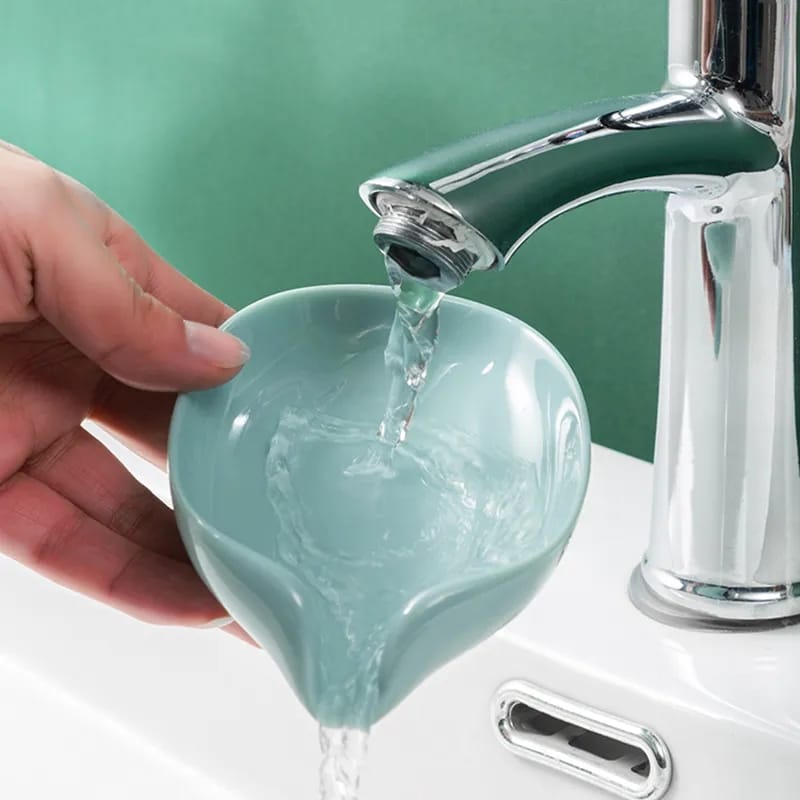 Leaf Shape Soap Box Drain Soap Holder