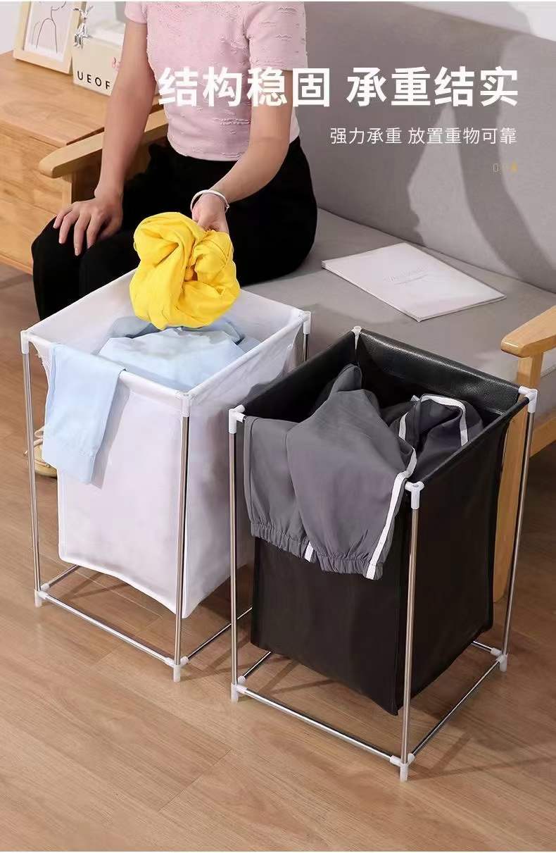 Laundry Hamper Storage Cart With 2 Removable Bags