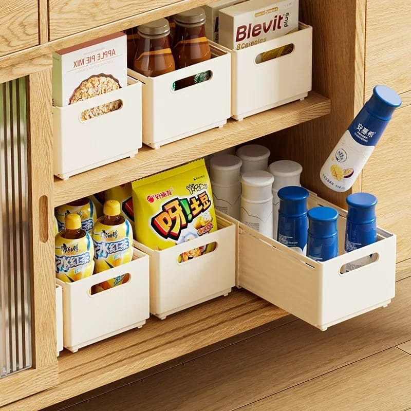 1pc Retractable Cabinet Storage Divider Box