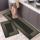 2 pcs set Kitchen , Bathroom ,HomeDecor Anti-Slip Absorbent Mat & Runner (M17)