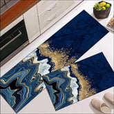 2 pcs set Kitchen , Bathroom ,HomeDecor Anti-Slip Absorbent Mat & Runner (C7)